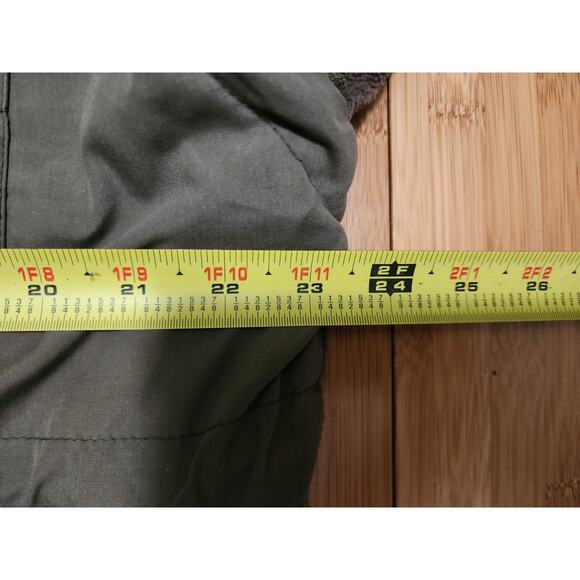 Vintage Orvis Jacket Men L Green Fleece Flannel Lined Convertible Utility Hiking - Picture 6 of 10